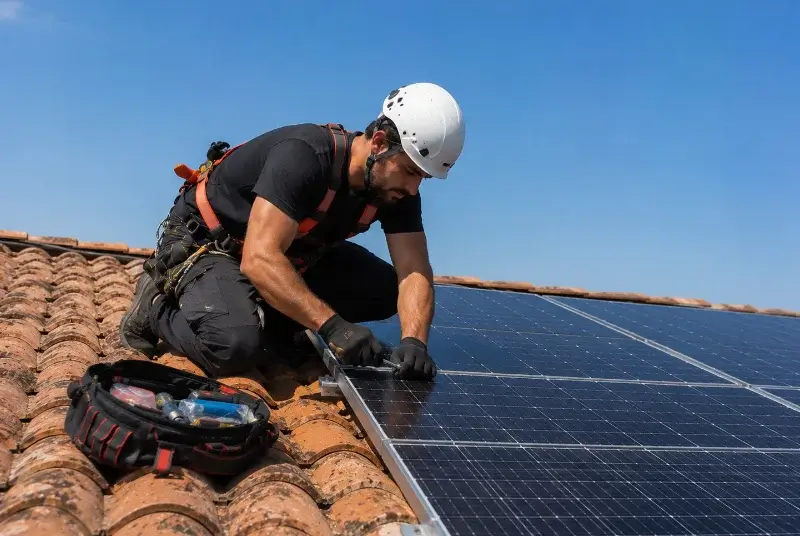 Maintenance et monitoring de panneaux solaires à Divajeu